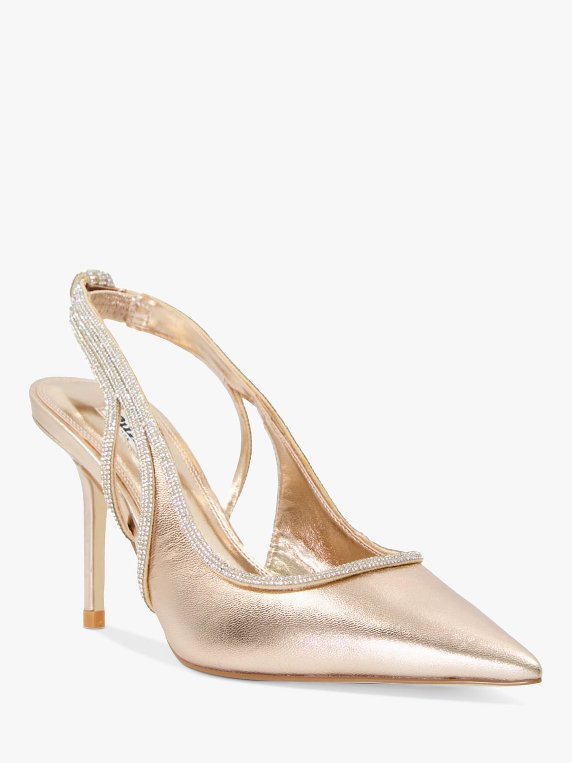 Rose gold heels on sale court