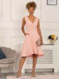 Jolie Moi Gayelle Frill Hem Dress, Pink