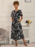 Jolie Moi Nadine Floral Print Chiffon Dress
