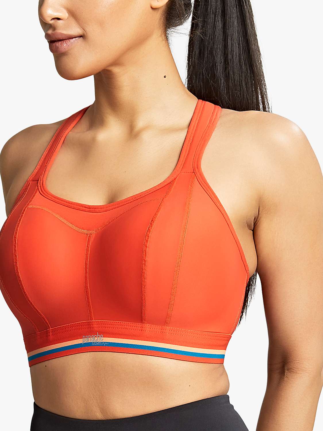 Buy Panache Non Wired Racer Back Sports Bra Online at johnlewis.com