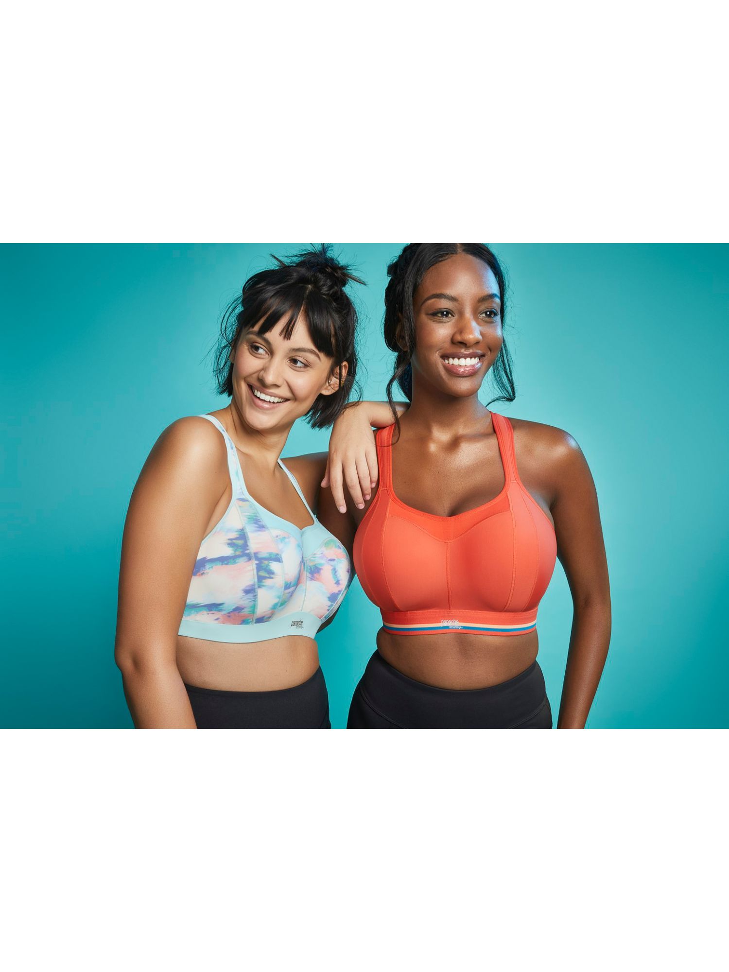 Panache Non Wired Racer Back Sports Bra at John Lewis & Partners