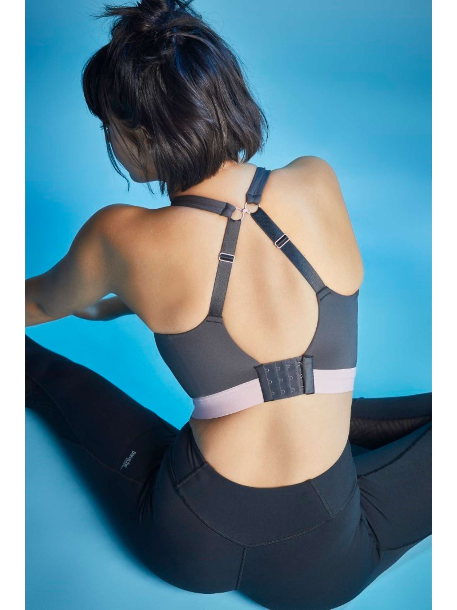 Buy Panache Ultra Perform Wired Sports Bra, Charcoal Online at johnlewis.com