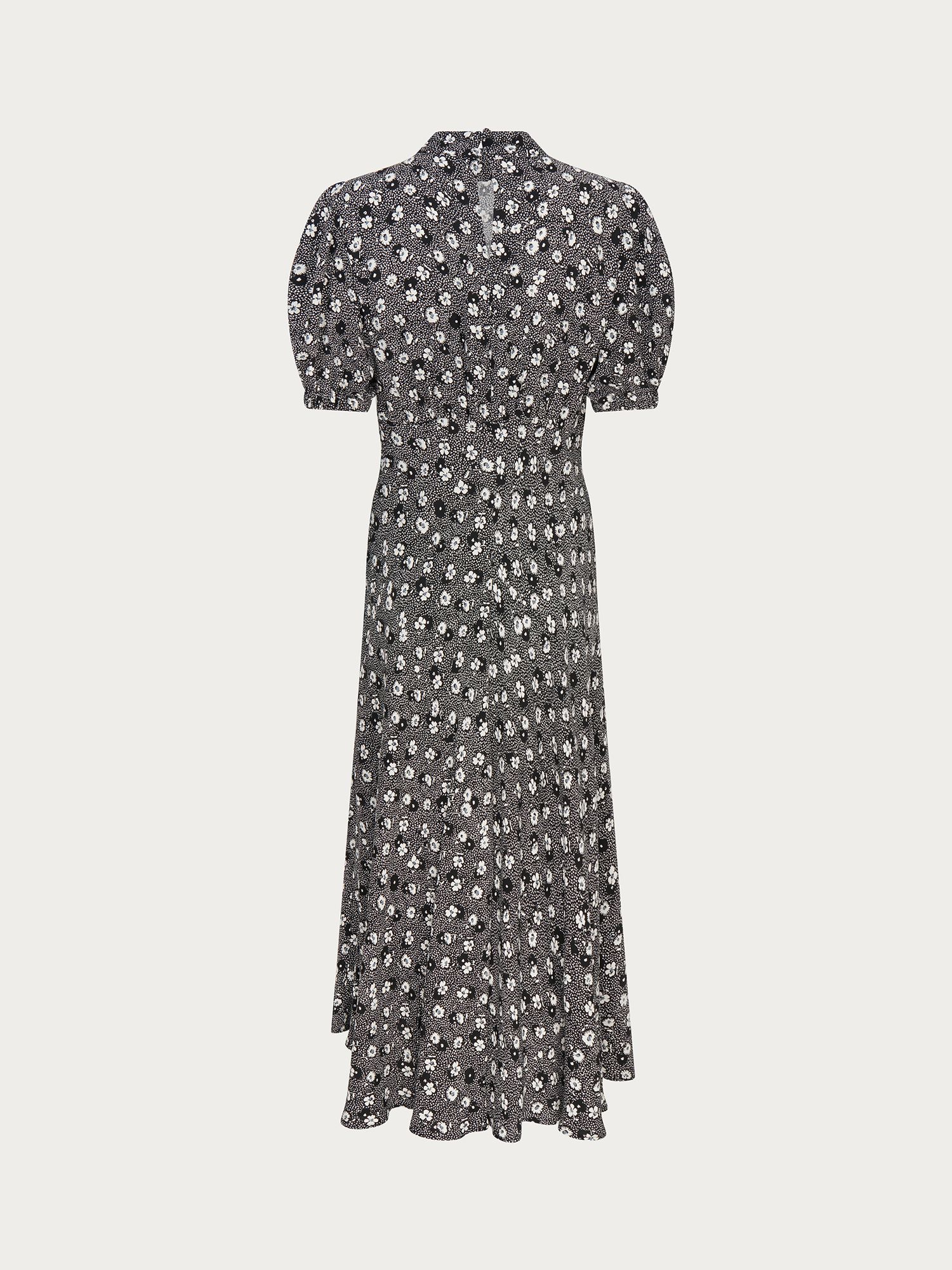 Ghost Luella Dress, Black at John Lewis & Partners