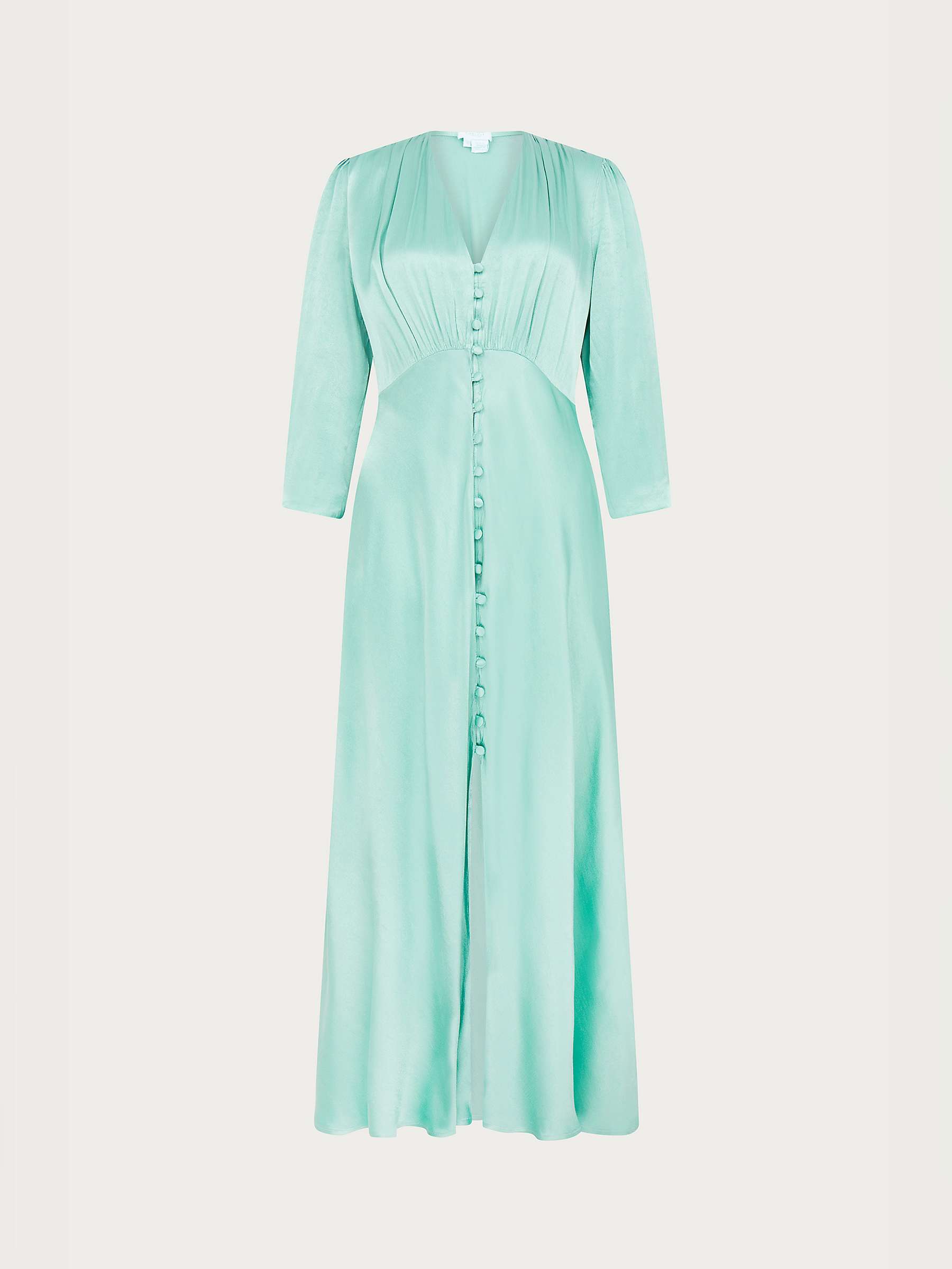 Buy Ghost Madison Satin Midi Dress Online at johnlewis.com