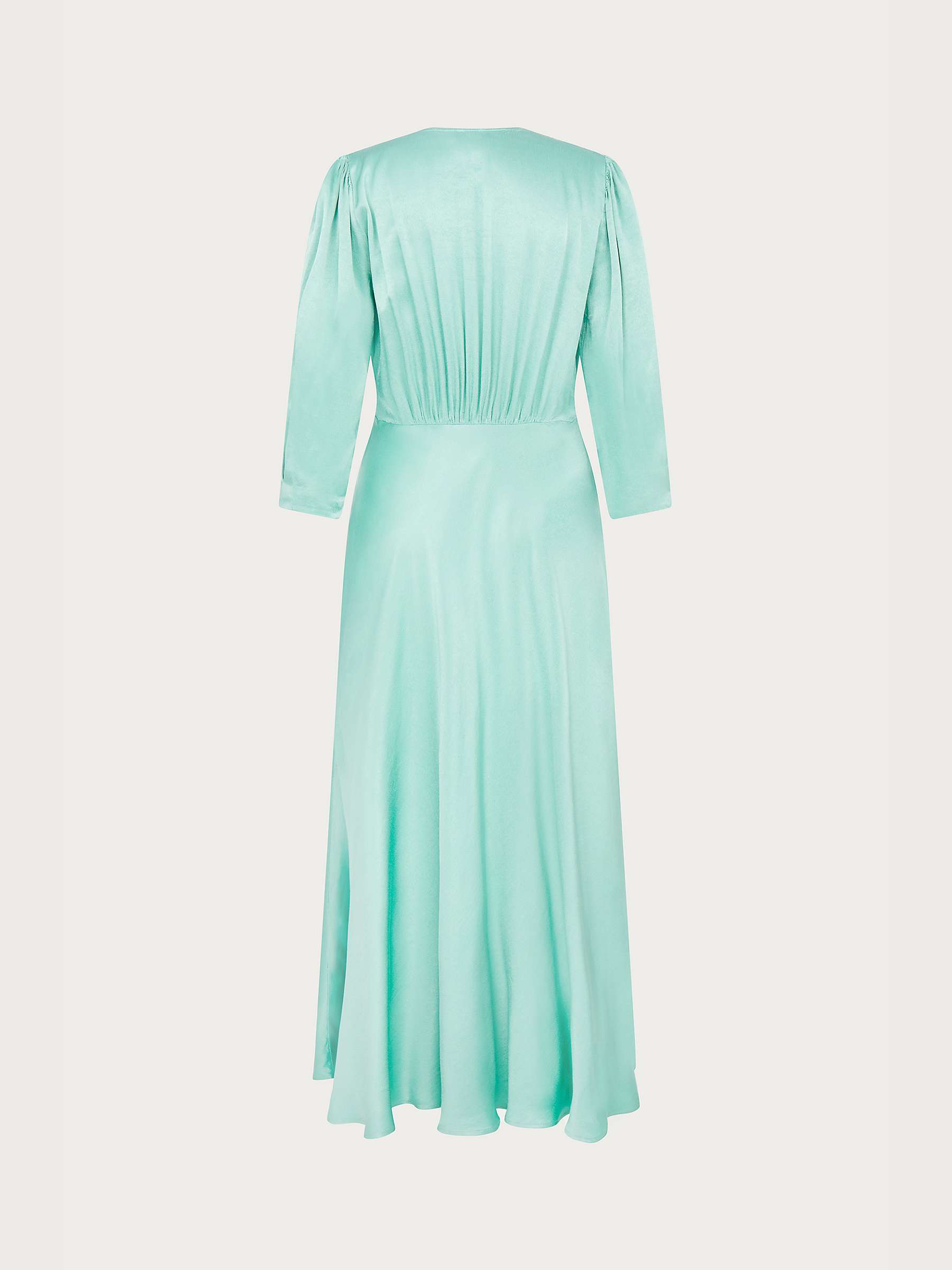 Buy Ghost Madison Satin Midi Dress Online at johnlewis.com