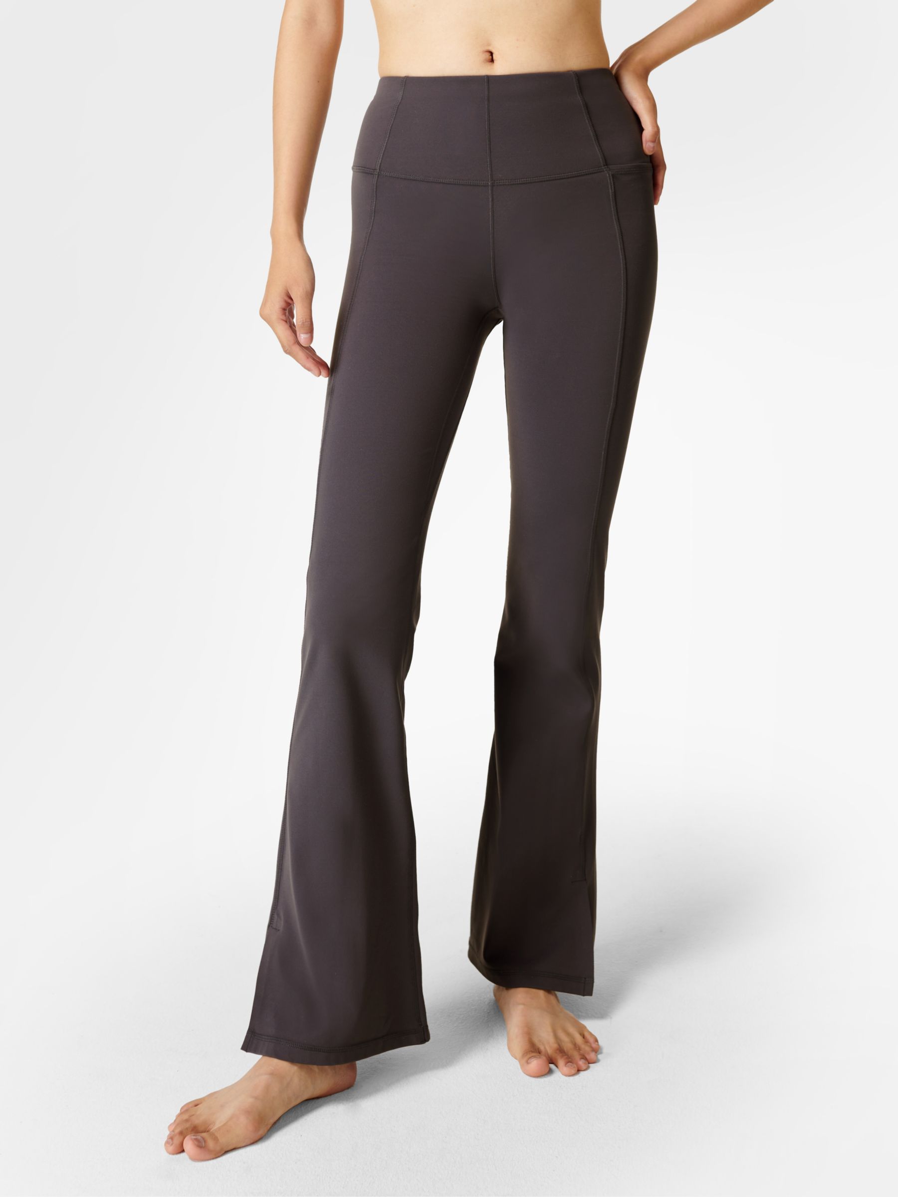 A.L.C. Women's Stretch Cotton Flare Pants - Black - Size 10
