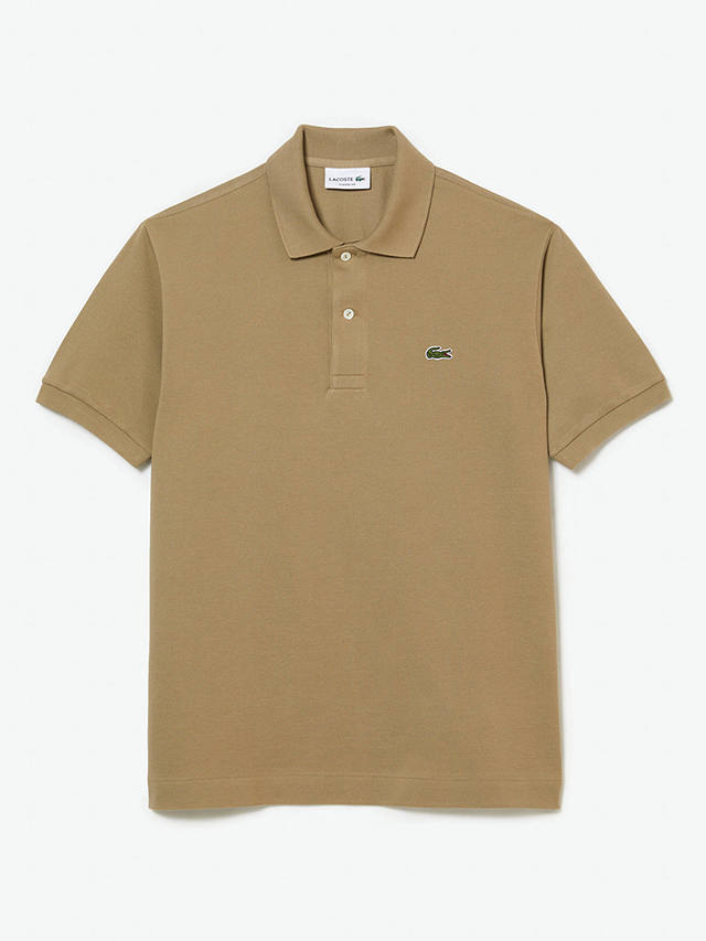 Lacoste L.12.12 Classic Regular Fit Short Sleeve Polo Shirt, Brown