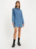 Levi's Shay Long Sleeve Denim Shirt Dress, Old 517 Blue X