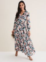 Phase Eight Petite Isadora Rose Maxi Dress, Multi at John Lewis & Partners