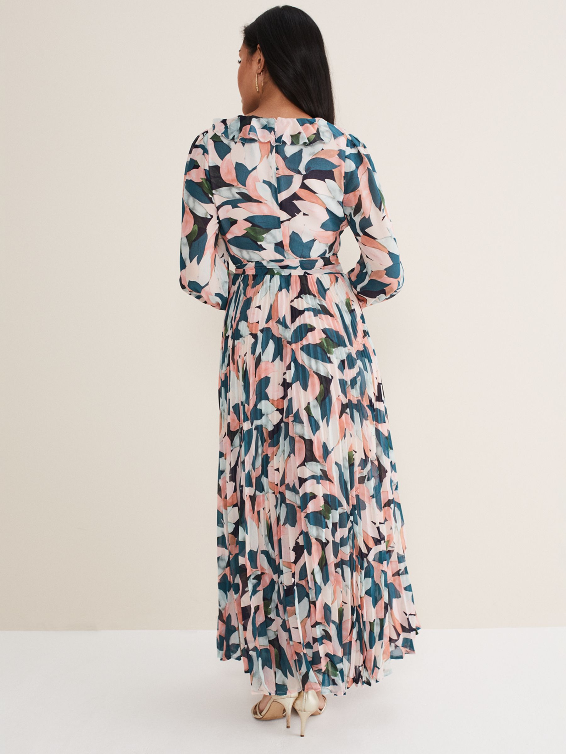 Buy Phase Eight Petite Averie Print Maxi Dress, Multi Online at johnlewis.com