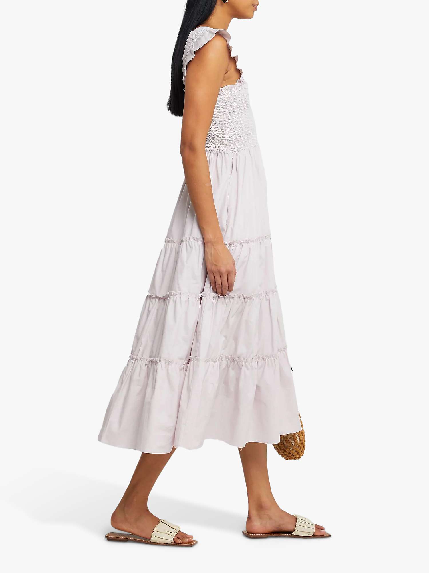 Buy kourt Calypso Ruffled Smocked Dress Online at johnlewis.com