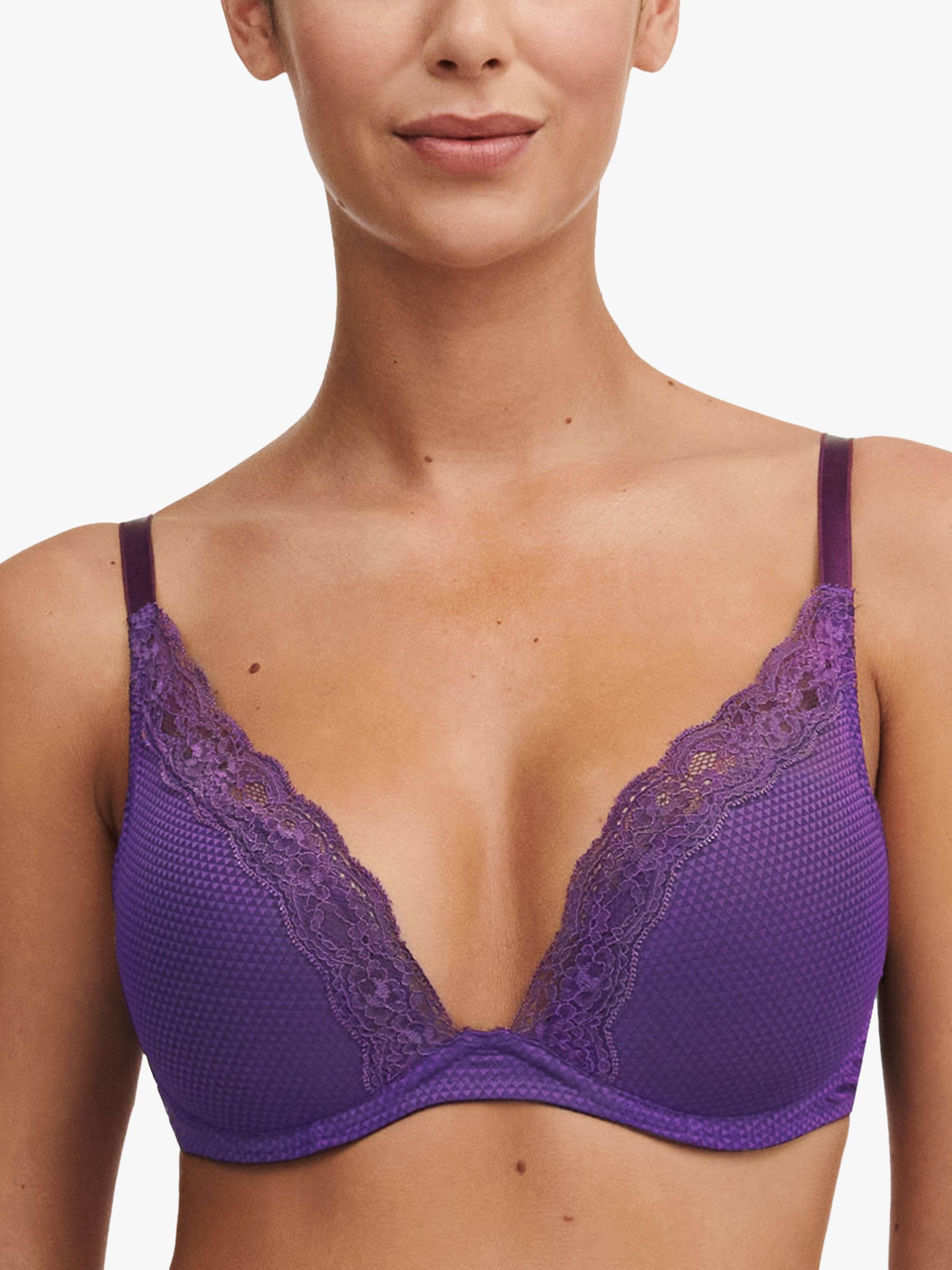 Ladies George 36DD bras padded & underwired 1 purple 1 mauve good condition