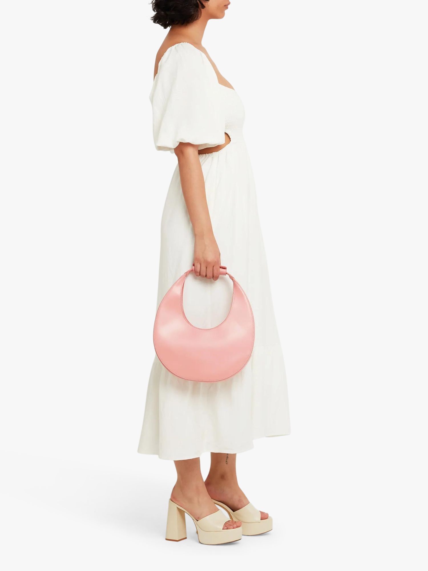 Buy o.p.t Leighton Midi Dress, White Online at johnlewis.com