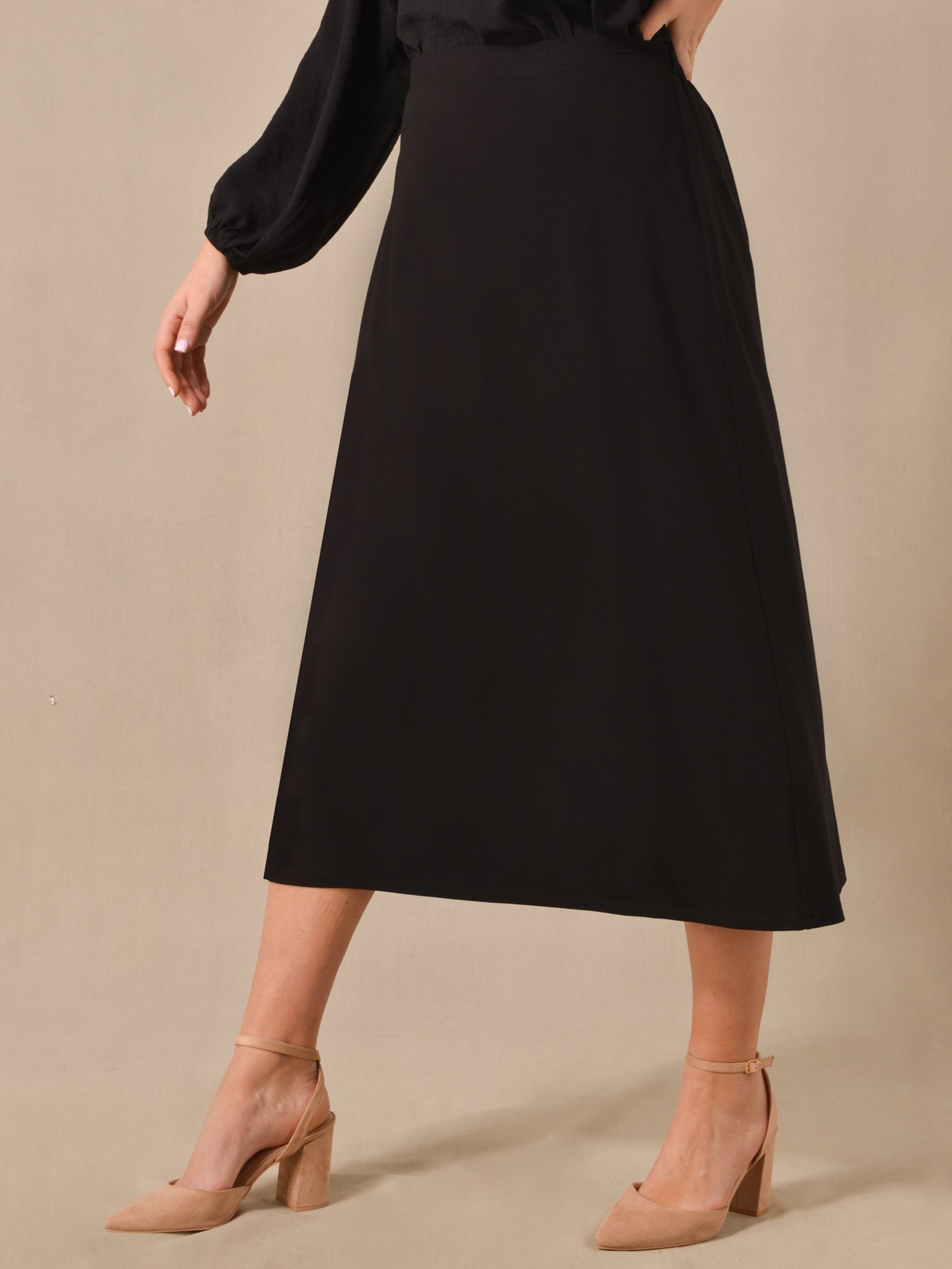 Buy Live Unlimited Curve Jersey Midi Skirt Online at johnlewis.com