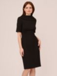 Adrianna Papell Roll Neck Sheath Knee Length Dress