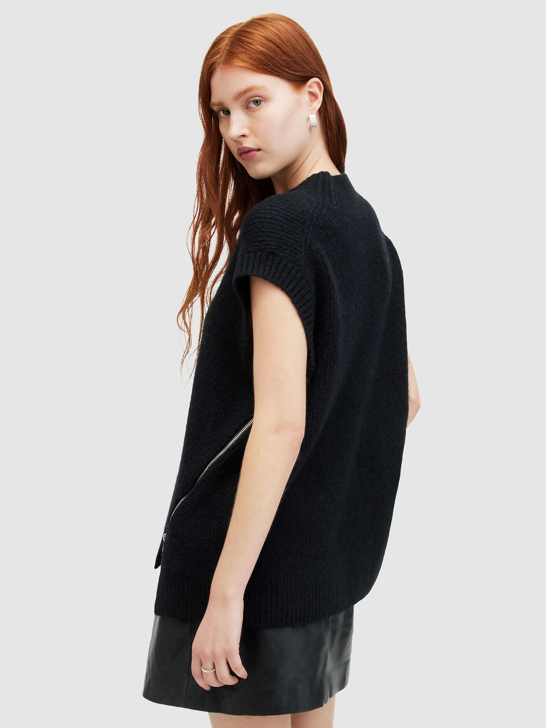 Buy AllSaints Castel Wool Blend Knitted Tank Top Online at johnlewis.com