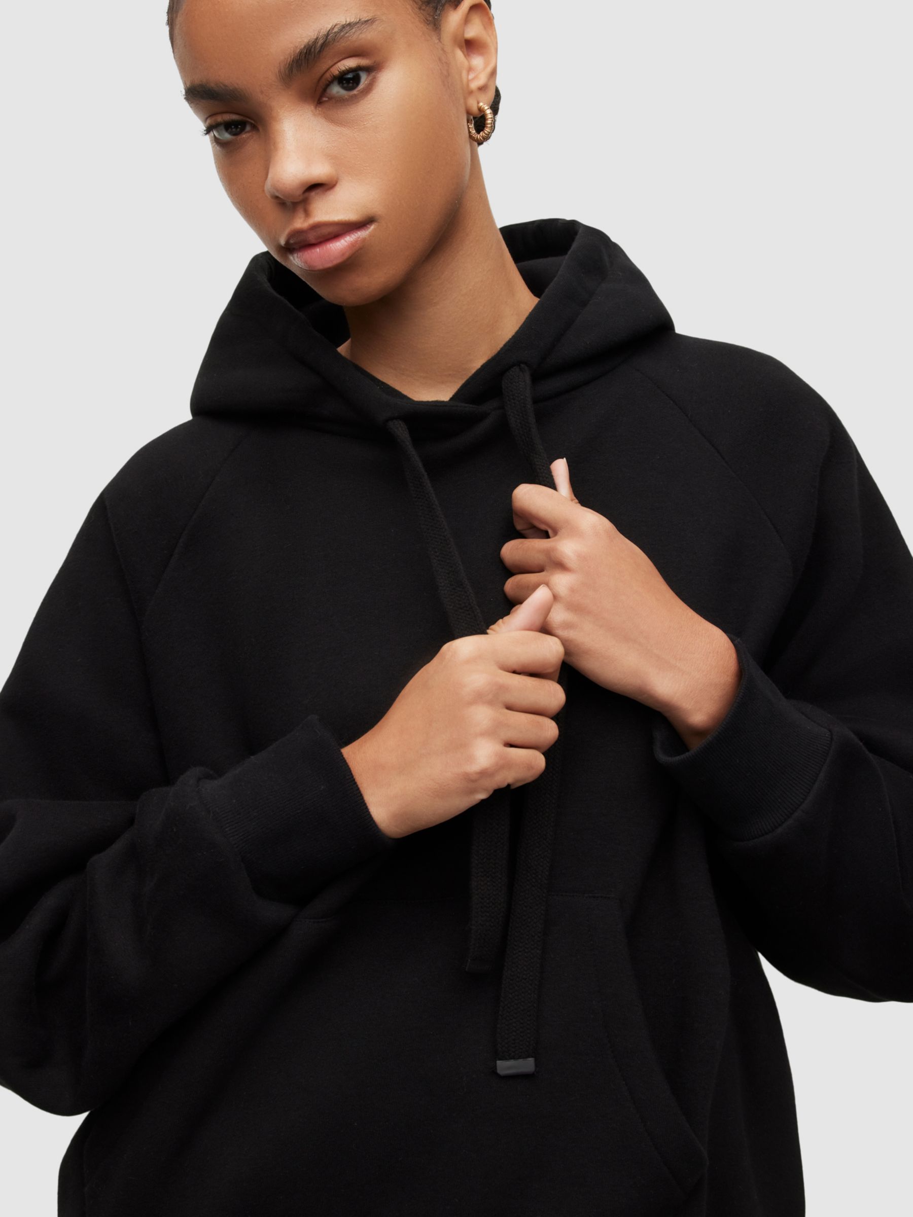 AllSaints Talon Hotfix Hoodie, Black