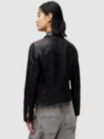 AllSaints Vela Leather Biker Jacket, Black