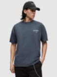 AllSaints Underground T-Shirt, Graphite Blue
