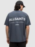 AllSaints Underground T-Shirt, Graphite Blue
