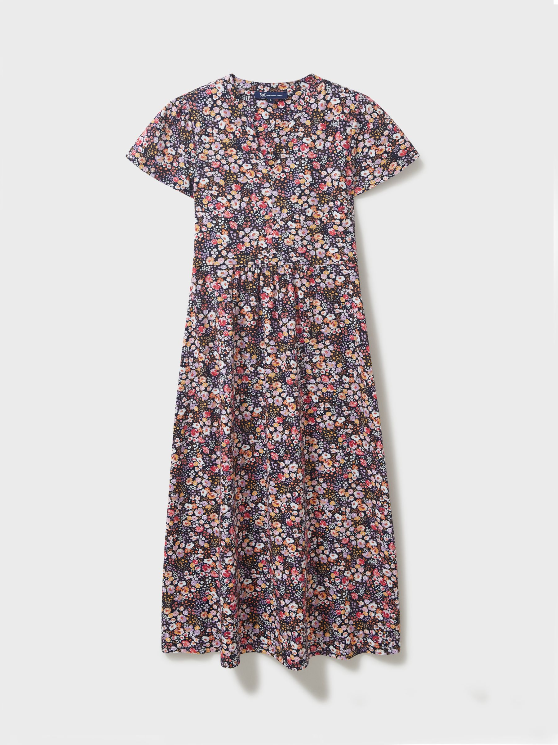 Crew Clothing Emi Jersey Dress, Multi at John Lewis & Partners