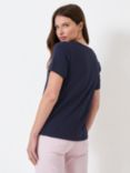 Crew Clothing Lavender V-Neck T-Shirt, Navy Blue