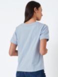 Crew Clothing Lavender V-Neck T-Shirt, Light Blue