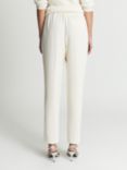 Reiss Petite Hailey Pull On Trousers, Cream