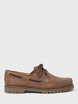 Crew Clothing Leo Chunky Deck Shoes, Tan