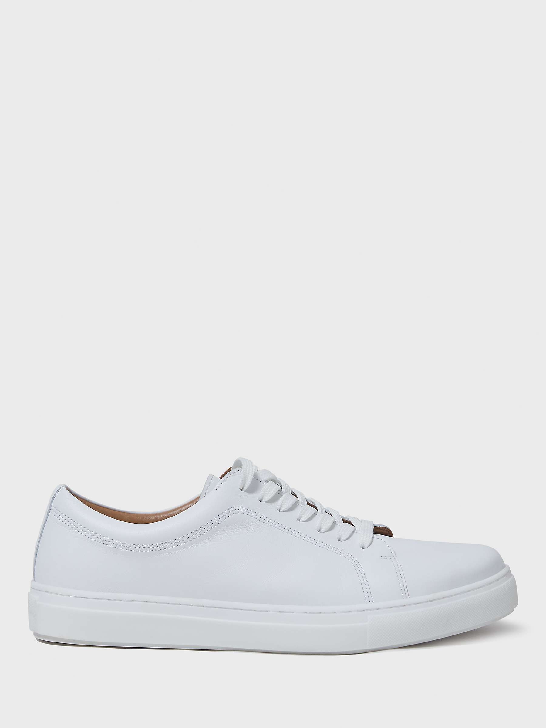 Buy Crew Clothing Lucas Leather Lace Up Trainers Online at johnlewis.com