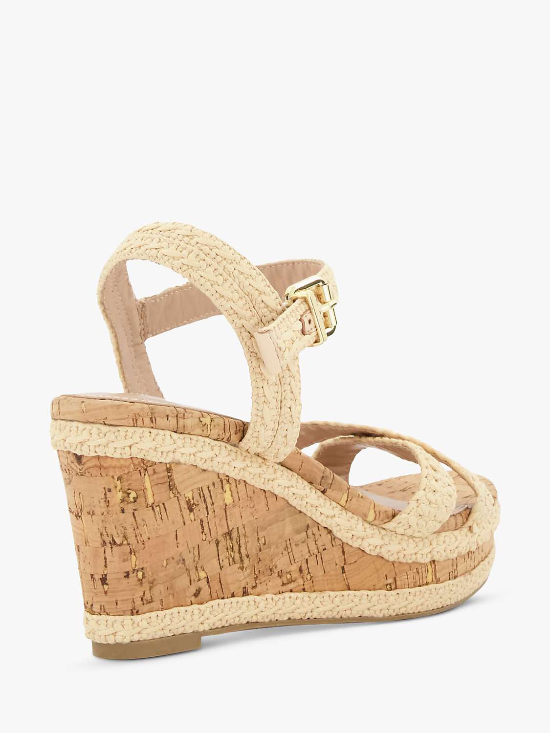 Buy Dune Kelisa Braided High Wedge Heel Sandals Online at johnlewis.com