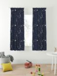 little home at John Lewis Shooting Stars Pencil Pleat Pair Blackout Lined Children's Curtains