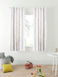 John Lewis Polka Dots Hidden Tab Top Blackout Lined Children's Curtains, Multi