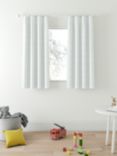 John Lewis Gingham Pencil Pleat Blackout Children's Curtains