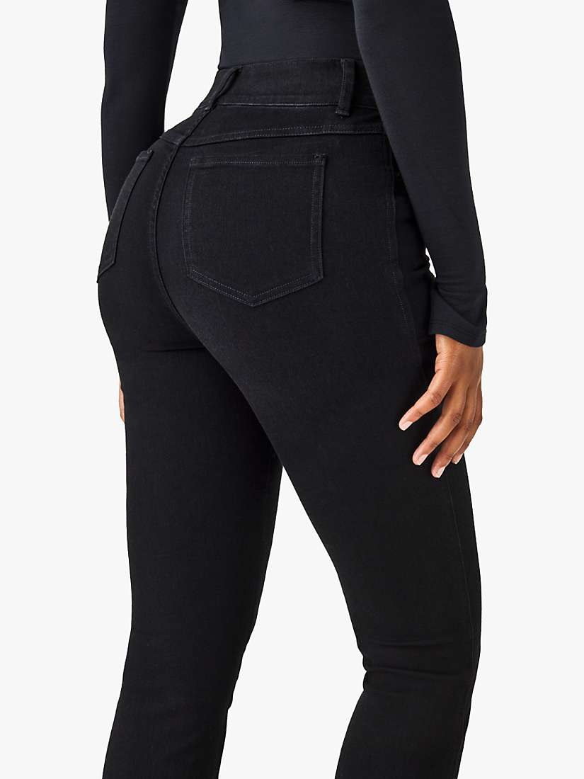 Buy Spanx Flared Jeans, Black Online at johnlewis.com