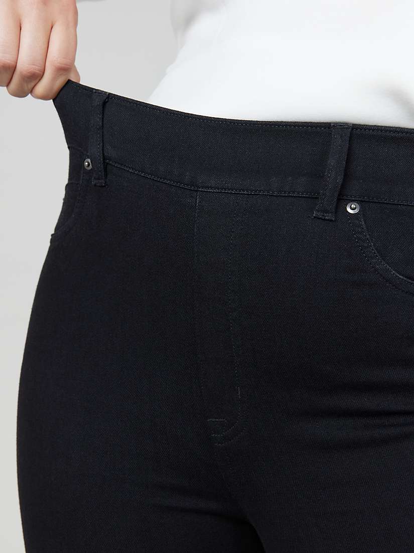 Buy Spanx Flared Jeans, Black Online at johnlewis.com