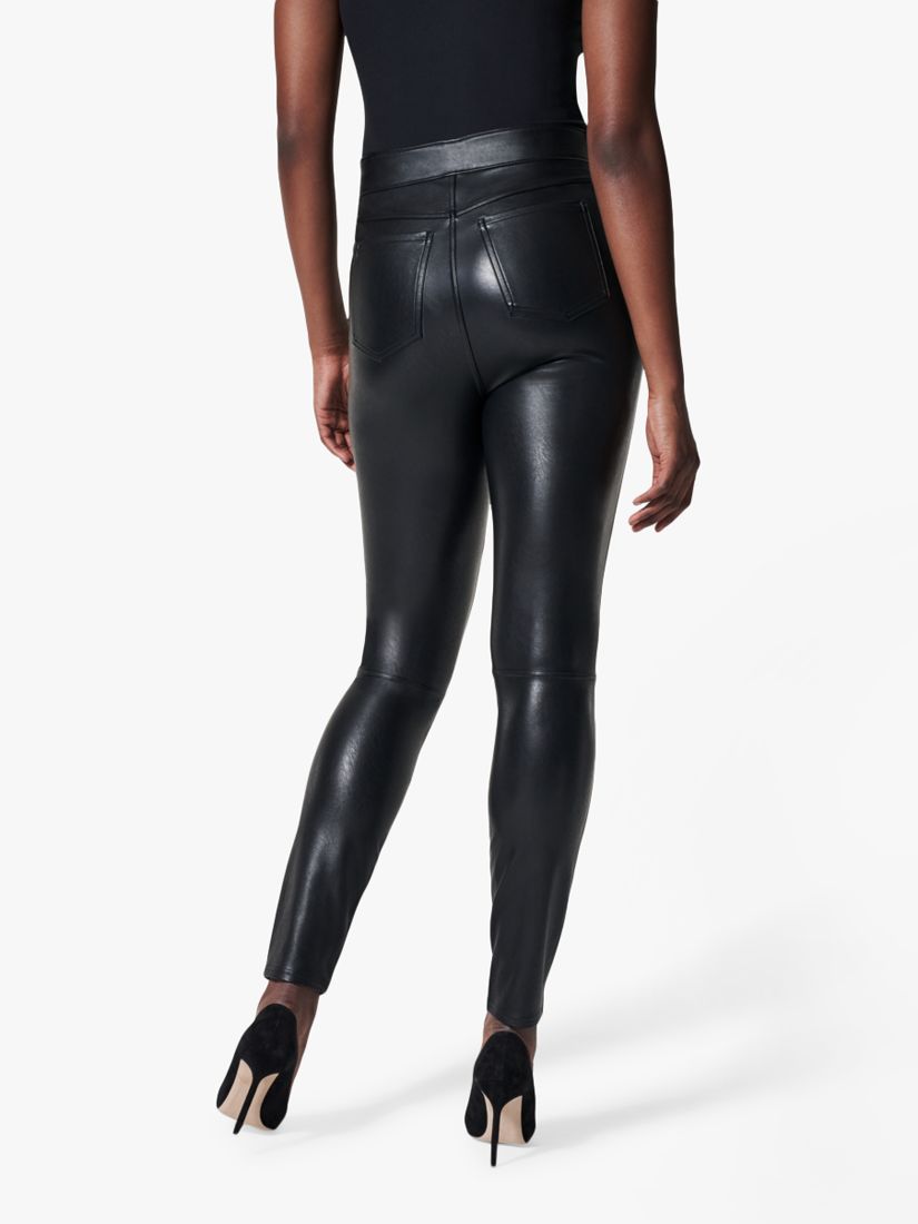 SPANX Like Leather Skinny Pant in Luxe Black