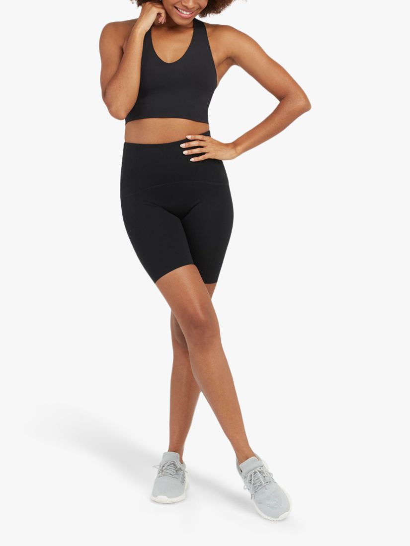 Spanx Booty Boost Active Cycling Shorts, Very Black