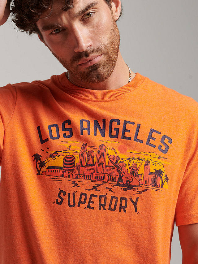 Lewis T-Shirt, Orange Partners & at Superdry City John Marl Souvenir Vintage