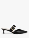 CHARLES & KEITH Faux Leather Kitten Heel Court Shoes, Black