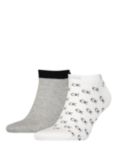 Calvin Klein Cotton Ankle Socks, Pack of 2, 004 White