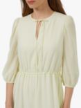 Great Plains Micro Stripe Tiered Dress, Ivory, Ivory