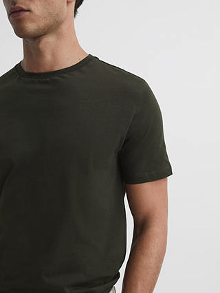 Reiss Bless T-Shirt, Oxidised Green