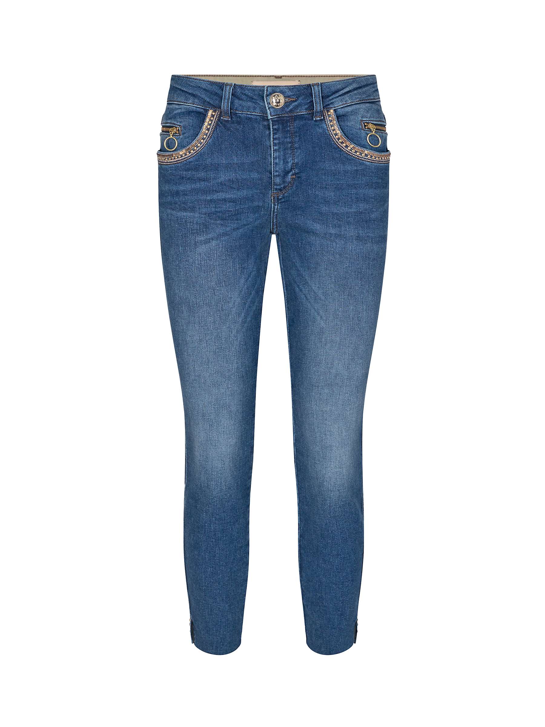 MOS MOSH Summer Shine Jeans, Blue at John Lewis & Partners