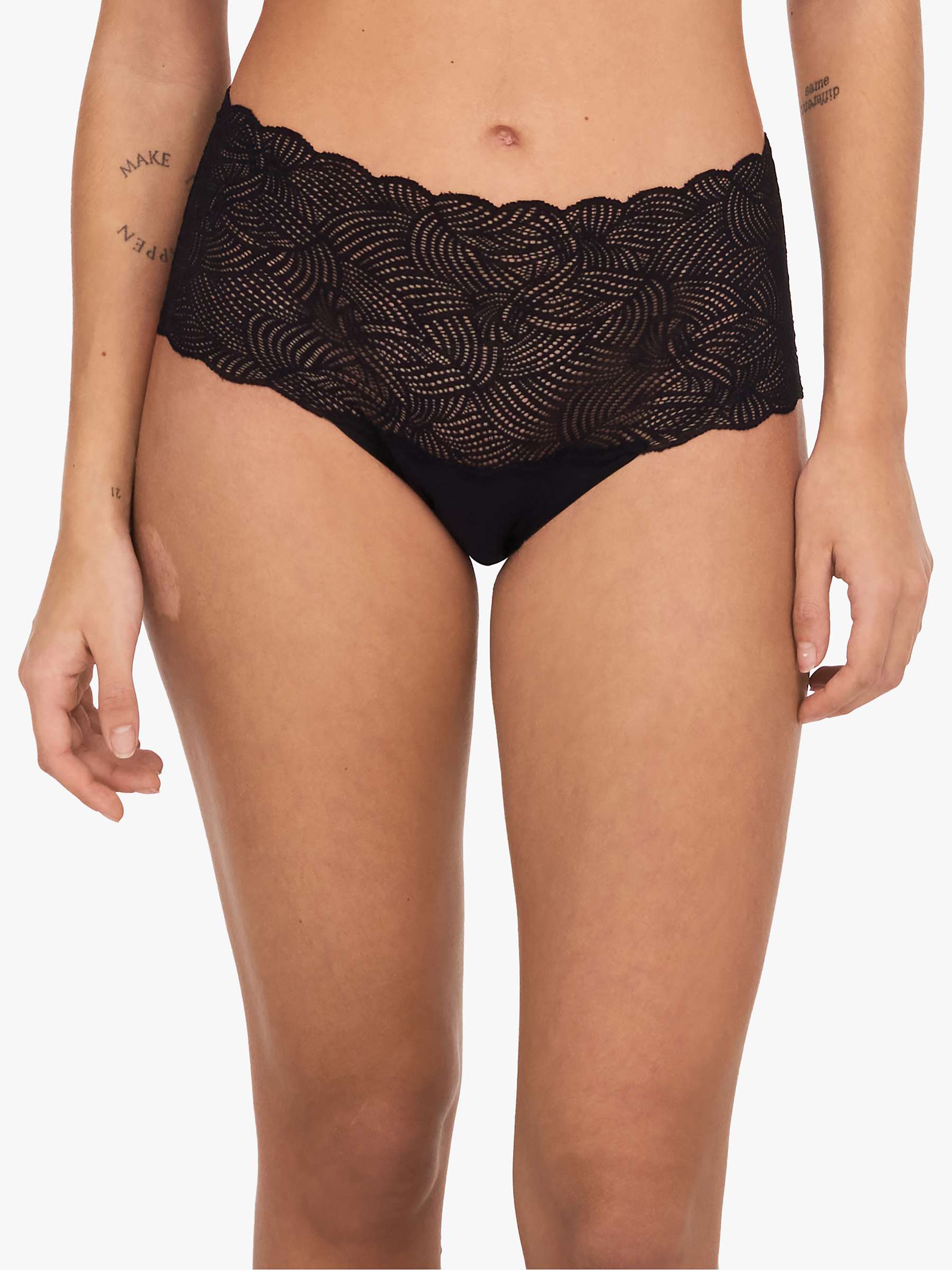 Buy Chantelle Soft Stretch Lace High Waisted Knickers Online at johnlewis.com