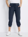 KAFFE Naya Capri Cropped Tapered Joggers