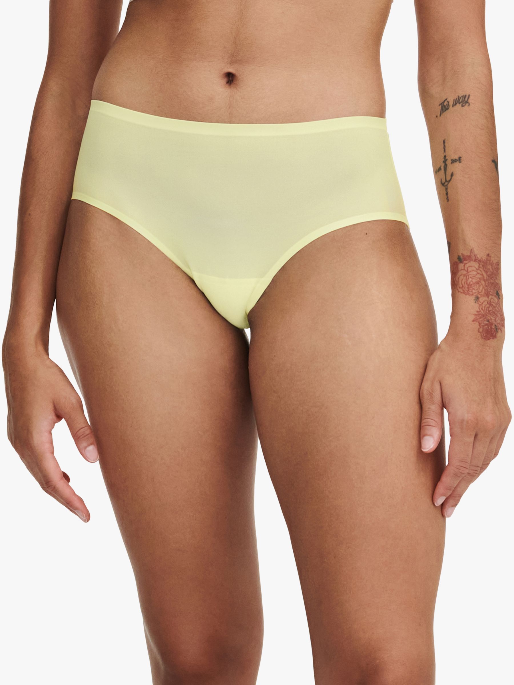 Chantelle Soft Stretch Hipster Knickers, Tender Yellow at John