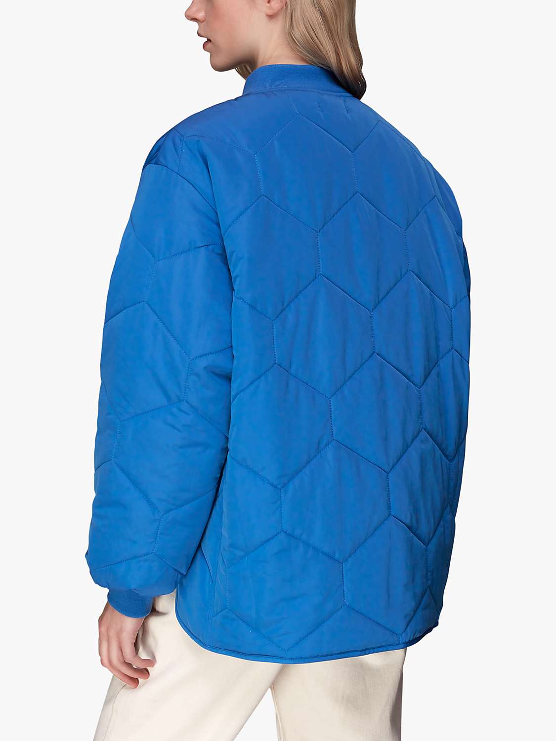 Buy Whistles Ida Short Quilted Coat Online at johnlewis.com