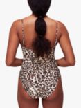 Whistles Leopard Print Swimsuit, Brown/Multi