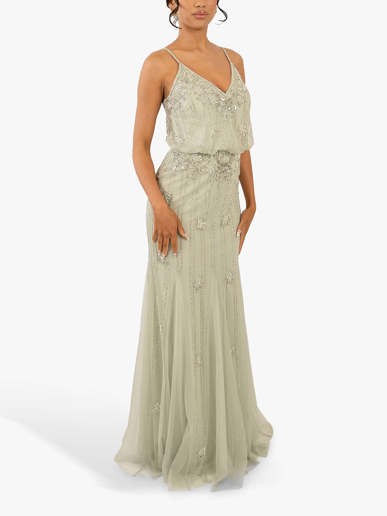 Buy Lace & Beads Keeva Bead Embellished Maxi Dress Online at johnlewis.com
